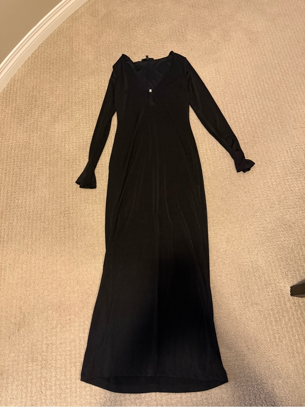 Dynamite Black Long Sleeve Maxi Dress